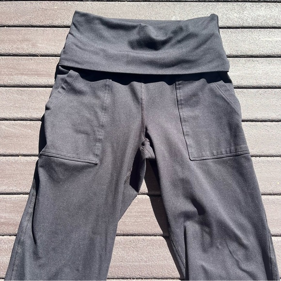 Aerie Hugger High Waisted Foldover Flare Leggings Small Short - Picture 2 of 4